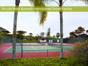 Peter Burwash tennis facility